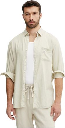 Guess Hombre, Camisas, Beige, Talla: L