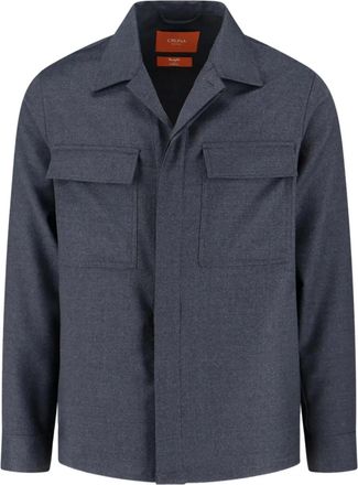 Cruna Camicia in lana vergine - Grigio