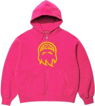 SUPREME x Spitfire SS26 Zip-Up Hooded Sweatshirt Pink SUP-SS26-337-PNK