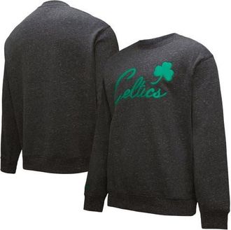 Mitchell & Ness Mens Black Boston Celtics Hardwood Classics Blackout Collection Snow Washed Pullover Sweatshirt at Nordstrom, Size Xxx-Large