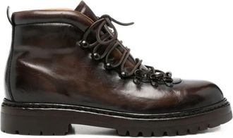 Officine Creative Lace-Up Boot Leather Brown Artik Flexi Aero Canyon