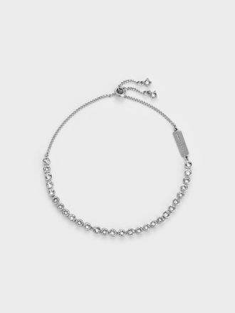 Charles & Keith Paige Crystal Tennis Bracelet