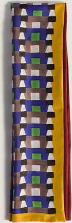 Miu Miu Printed silk scarf