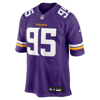 Nike Caleb Banks Minnesota Vikings Nike Mens NFL Game Jersey in Purple | 67NMMVGH9MF-GH2