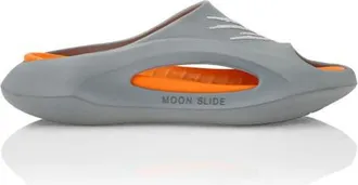 Plein Sport Moon Slide Unisex in Orange Fluo/grey at Nordstrom, Size 38.5