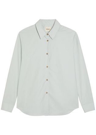 Khaite Argo Cotton Shirt - Blue Light - S (UK8-10 / S)