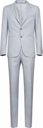 Tagliatore Single-breasted pak - Heren - Business pakken - Grijs - XL - Wol - Kostuums