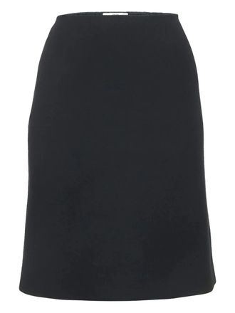 Prada Mini-rok met A-lijn - Zwart