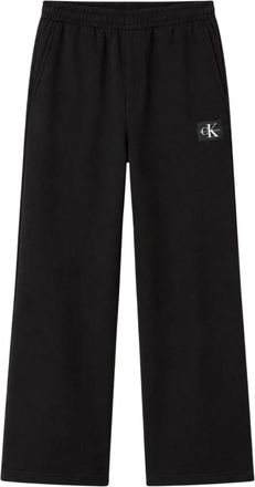 Calvin Klein French Terry Relaxed Trainingsbroeken - Dames - Sweatpants - Zwart - M - Katoen - Broeken