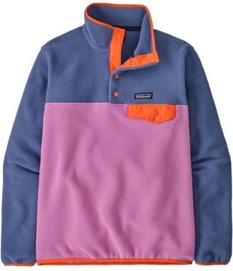 Patagonia Lightweight Synchilla Snap-T Fleece Pullover Fleecepullover für Damen | blau
