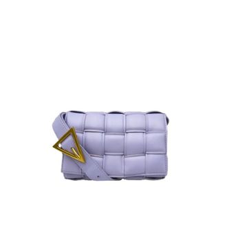 Bottega Veneta Pre-owned Cross Body Bags, female, Purple, Size: ONE SIZE Pre-owned Vintage Leather Crossbody Bag