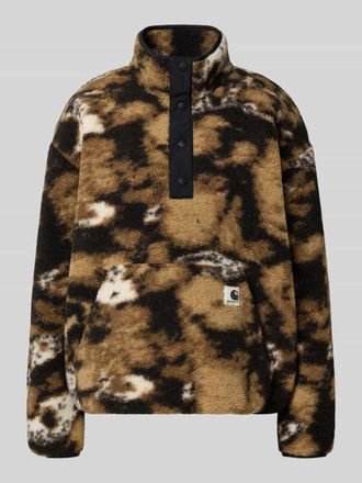 Carhartt Work in Progress Relaxed Fit Troyer mit Knopfleiste Modell ELLIOT in Sand, Gr&ouml;&szlig;e M