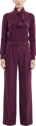 Saiid Kobeisy Wool Bow Blouse