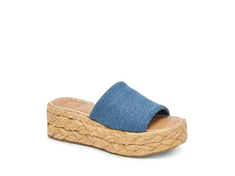 Dolce Vita Chavi Womens Sandals Blue Denim : 8.5 M, Textile