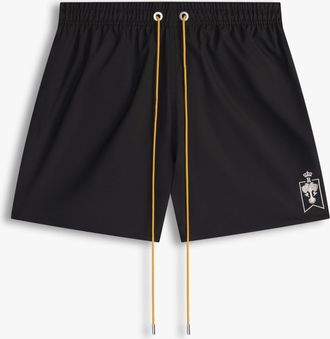Rhude Black Fibres Mens Shorts
