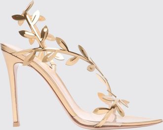 Gianvito Rossi Sandali slingback Flavia in pelle verniciata con tacco alto