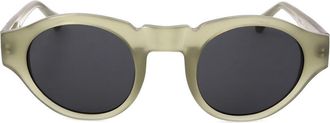 Linda Farrow DRIES VAN NOTEN DVN62 C4 Mens Sunglasses Green Size 47