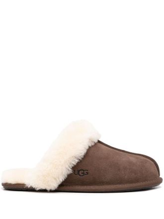 UGG Brown Scuffette II Slippers