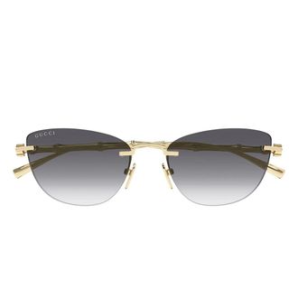 Gucci Sunglasses Gg2063 S 001 Gold/Grey Women
