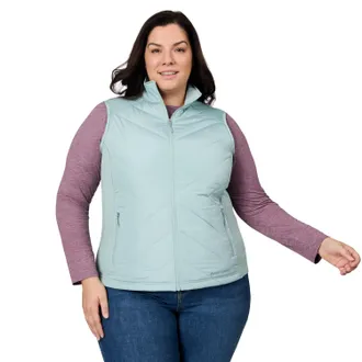Free Country Womens Plus Size Quilted Hybrid Vest