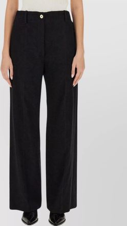 Patou wide-leg high-rise pants featuring pockets