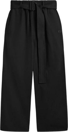 Yohji Yamamoto Pantaloni Utility in Twill - - Trousers - Uomo - Nero - S