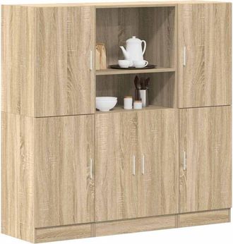 vidaXL Set di Mobili da Cucina 3 pz Rovere Sonoma in Truciolato - Vidaxl