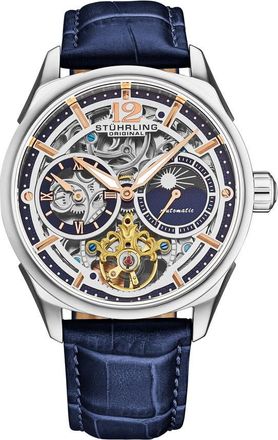 St&uuml;hrling Legacy Chronograph Automatic Rose Gold Dial Mens Watch M18245