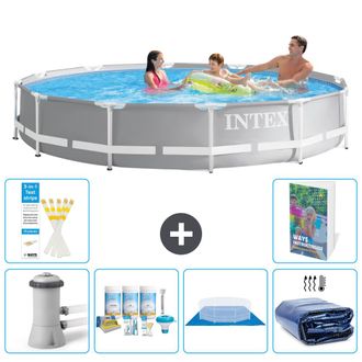 Intex Piscina Prism Frame Redonda - 366x76 Cm - 7-piezas S289