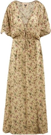 Aniye By Elegante Beige Jurk - Dames - Maxi kleedjes - Beige - XS - Kleedjes