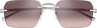 Gucci Sunglasses, male, Gray, Size: 56 MM Gg2154S Sunglasses