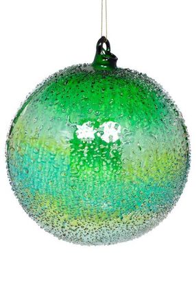 Mark Roberts Sparkling Ombre Ornament, Large, Set of 4 in Green at Nordstrom