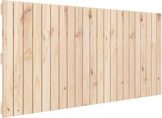 vidaXL Cabecero De Cama De Pared Madera Maciza De Pino 140x3x60 Cm Vidaxl