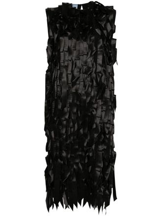 Prada Midi Dress With Bows Clothing
