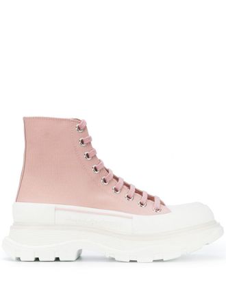 Alexander McQueen Sneakers alte Tread Slick - Rosa