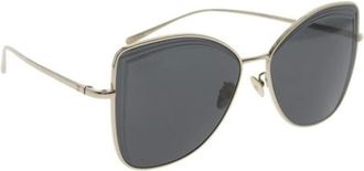 Chanel Pre-owned Accessories, male, Gray, Size: ONE SIZE Pre-owned Teardrop Metal Sunglasses