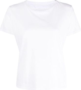 Mother short-sleeve supima cotton T-shirt - women - Supima Cotton - S - White