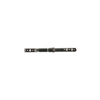 Liviana Conti Vegan Leather Stud Belt - Dames - Riemen - Zwart - 90 CM - Katoen - Accessoires