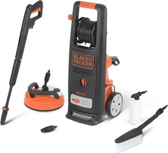 Black+Decker Hidrolimpiadora Black+decker Bxpw2000pe (2000w, Presi&oacute;n 140 Bares, Caudal 440l/h) Con Patio Cleaner Deluxe Y Cepillo Fijo