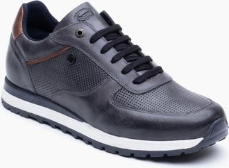 base Mens Lancaster Mens Trainers - Navy - Size: 12