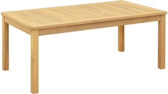 vidaXL Coffee Table Light Acacia 110 x 60 x 45 cm Solid Acacia Wood vidaXL