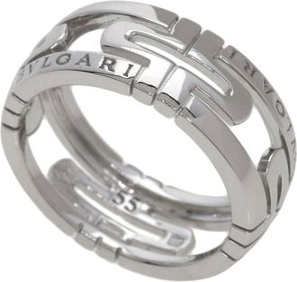 Bulgari White Gold (18K) Band Ring (Pre-Owned)