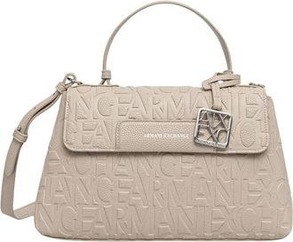 A|X Armani Exchange Liz Handtas - Dames - Handtassen - Beige - ONE Size - Polyester - Tassen