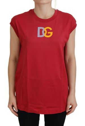 Dolce & Gabbana Dolce Gabbana Ge&euml;mbroideerde Logo T-shirt