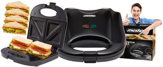 Adler Europe Mesko Home Ms 3032 Sandwichera 850 W Negro