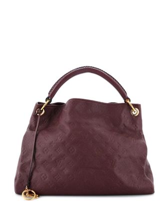 Louis Vuitton Artsy Handbag Monogram Empreinte Leather MM hobo bag - Rosso