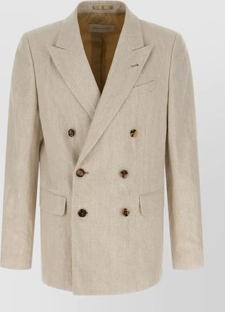 Dries Van Noten barry blazer double breasted notch lapel