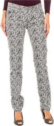La Martina Bloemig Ontwerp Lange Broek voor Vrouwen - Dames - Straight fit broeken - Veelkleurig - W29 - Broeken