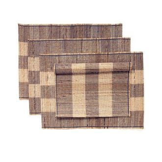 Sustainable Threads Biscotti Placemats - Set of 4 in Dark Chocolate at Nordstrom
