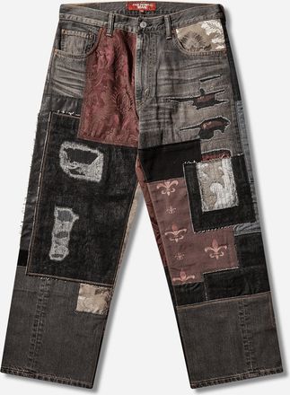 Junya Watanabe Men s Levis Patchwork Denim Pants Black